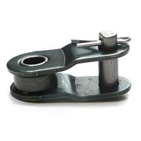 OFFSET LINK - For 1/2" x 1/8" Chain, One Pitch (Half Link), BLACK (Sold Individually) (YBN)