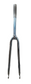 700/622 - O.D. 25.4mm, I.D. 22.2mm - Chrome Plated Threaded Steel Racer Fork, 46mm Clearance
