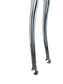 700/622 - O.D. 25.4mm, I.D. 22.2mm - Chrome Plated Threaded Steel Racer Fork, 46mm Clearance