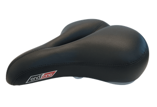 220 x 200mm Ladies Saddle, Comfort - Vinyl Top, Memory Foam, Upright Riding, Velo Endzone VL6075E