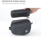 SAHOO Top Bar Double Bag with Removable Phone Holder (19 x 12 x 4cm each side) (1.5L)