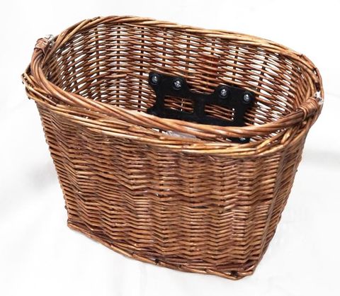 Sorry o/s see 8810    BASKET - Front, Wicker, Q/R, Rectangular Shape, With Handle, 350mm x 260mm x 220mm