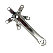 RH CRANK  155mm, BCD 110mm, Alloy   HIGH POLISHED SILVER