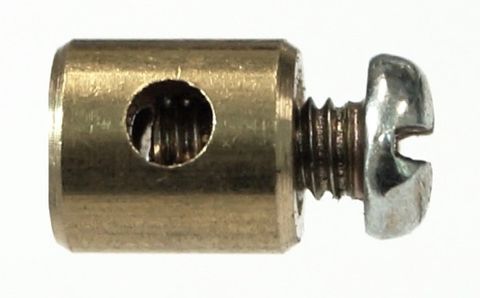 Cable stopper/Knarp,  8 x 9mm. (Sold Individually)