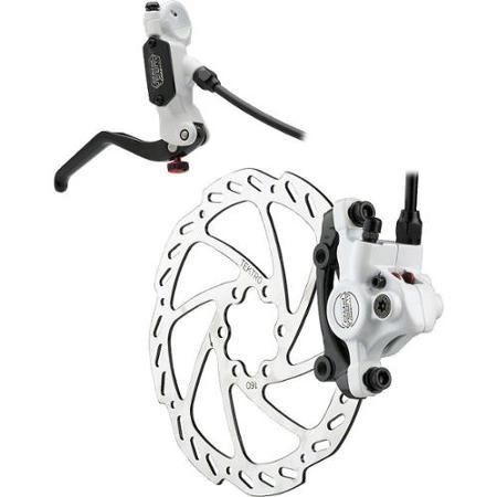 Auriga Pro 160 Rear Hydraulic Disc Set,  White,   Special Pricing