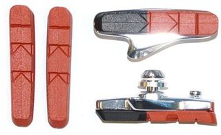 BRAKE PAD - KOOL STOP  ROAD HOLDER DURACE  KSRHD Dual Compound, includes spare set of Salmon Pads