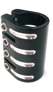 Scooter Clamp QUAD   31.8mm ,  BLACK