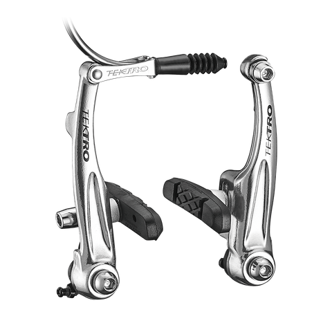 BRAKE  Tektro V Brake, 102mm Arms, Forged Alloy Arms,  SILVER (for one wheel)  Available in Black see 8170B
