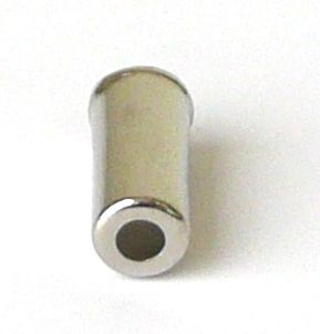 END CAP - Brass End Cap For Gear, 4mm Dia, SILVER (Bottle of 250)