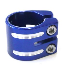 S/clamp 31.8mm L BLUE