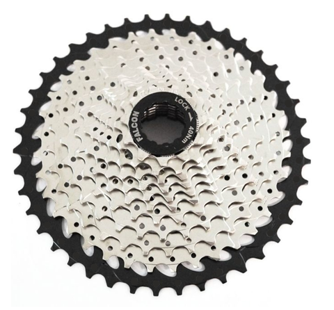 CASSETTE - 10 Speed, 11-42T ,  black/silver, Made in Taiwan