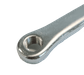 170mm - Left Diamond Taper Crank Arm - 30mm Offset, Chrome Plated Steel