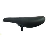 SADDLE  BMX Pivotal, with Hollow Bolt, PP Plastic, Padded, BLACK