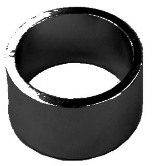 SPACER  Alloy, 1 1/8 headset 25mm black