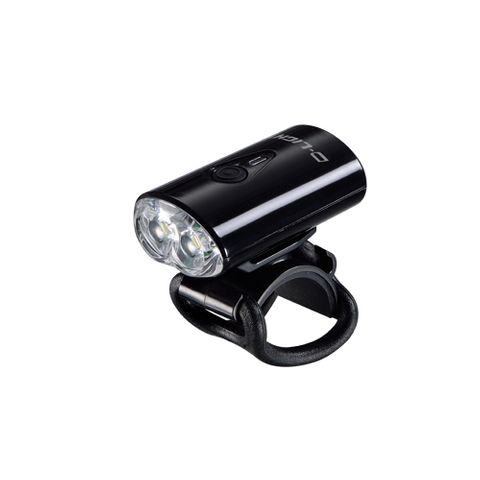 FRONT LIGHT, 4-function, 2 white LED, black, w/bracket & USB cable battery included, add item 8383 for "go-Pro" mounting