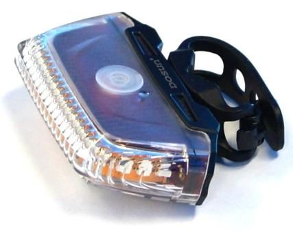 LIGHT REAR light, High intensity, 26 lumen, multi led, USB recharging, easy change vertical/horizontal positioning