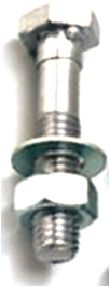 BOLT  M8, 40mm, with Washer & Nut, Steel  (Bag 4)