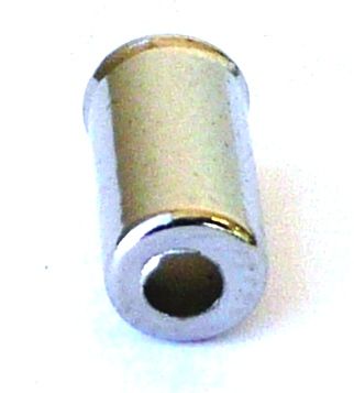 END CAP - Brass End Cap For Brake, 5mm Dia, SILVER (Bottle of 250)