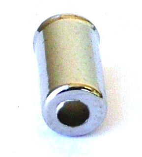 END CAP - Brass End Cap For Brake, 5mm Dia, SILVER (Bottle of 250)