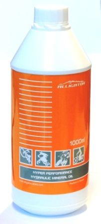HYDRAULIC DISC BRAKE FLUID - Mineral Oil, HK-OIL100, 1 Litre Bottle, Suitable for Shimano