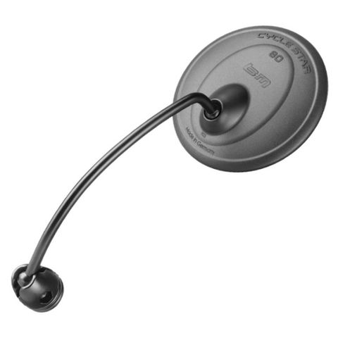 BUSCH & MULLER Mirror - Cycle Star 903 - 130mm reach - Handlebar inner/outer fixation - 80mm Large Size
