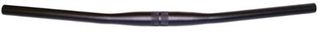 HANDLEBAR  31.8mm, 68cm Wide, Flat, 10 Deg Sweep, Butted Alloy, MTB  BLACK