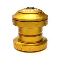 HEADSET - 1 1/8 Threadless Headset, 36 x 45 Degrees, 28.6 x 34 x30mm, Sealed Bearing, Alloy, Anodized GOLD