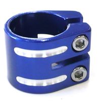 S/clamp 34.9mm L BLUE