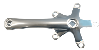 110mm BCD & 165mm Length - Right Crank Arm - Polished Silver Alloy