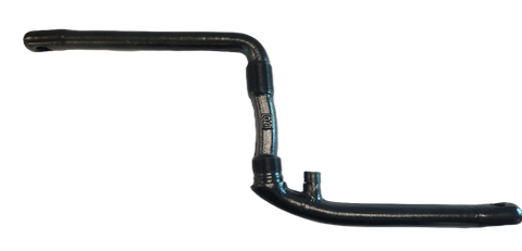 170mm - One Piece Crank With Pivot - Steel, Black