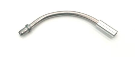 CABLE GUIDE - 90 Degree Angle Noodle, For V Brake, Alloy, SILVER (Sold Individually)