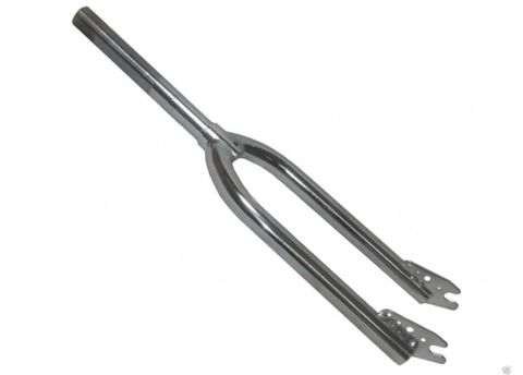 FORK  20, Threaded 55mm, Requires BMX Stem ID21.1 Length 160/ (29mm Leg width)  SILVER
