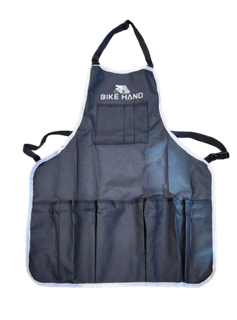 Workshop apron, 5 pouches for tools, also a pen pouch, fully adjustable apron