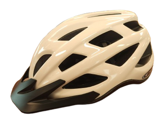 A NEW ITEM - CHASER HELMET - GLOSSY BEIGE, Australia Standards Approved - MEDIUM / LARGE  (58-62cm)