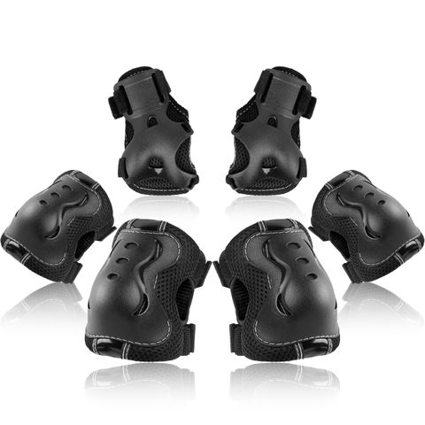 A NEW ITEM - ELBOW, KNEE & PALM PAD SET, for kids, black