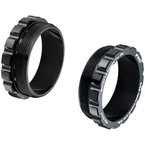 `A NEW ITEM - Bottom bracket coverter set, alloy, for T47 to BB 86/92, sram T47, 16T tool compatible, anodised black