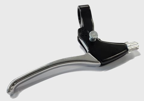 A NEW ITEM - BRAKE LEVER - RIGHT hand ONLY Alloy V-Brake Lever, With Lock Device, BLACK/SILVER