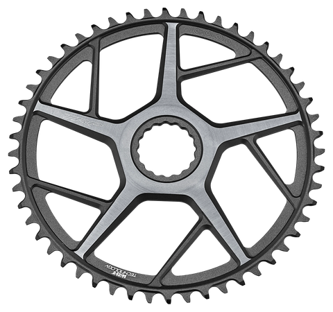 `A NEW ITEM - TRP Chain ring, VISTAR Mod. CR-C8000, 50T, SB Black/gun metal grey