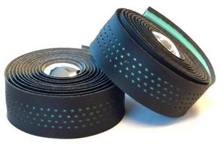 Handlebar Cushion Tape, Black Microfibre + CELESTE Shockproof gel, w Plugs