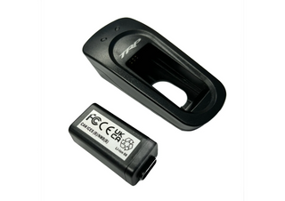 `A NEW ITEM - TRP Battery & Charger - TRP VISTAR rear derailleur, Mod. EC-E7000E, black, battery charger, w/BT-E7000 battery