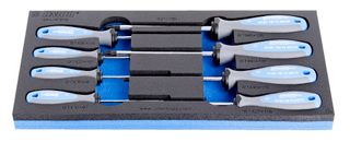 Unior Set of screwdrivers with security Torx profile in SOS tool tray (T10, T15, T20, T25, T30, T40, T45) 621560  Professional Bicycle tool, quality guaranteed