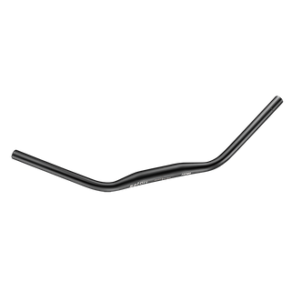 A NEW ITEM - Handlebar, NOIR, alloy, center dia 31.8mm, W: 680mm, matt black, R: 7mm, sweep 30 degree