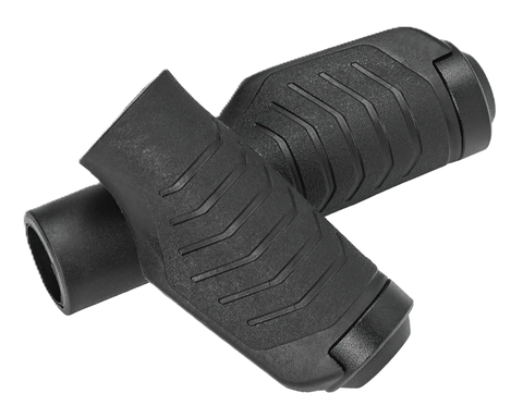 `A NEW ITEM - GRIPS  -  Lock-On Grips, recycled PP/TPR, ID: 22.2 x OD: 33mm x L: 133.2mm + 93mm, black
