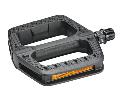 `A NEW ITEM - PEDAL  - PP, black, 9/16" boron axle, AS reflector