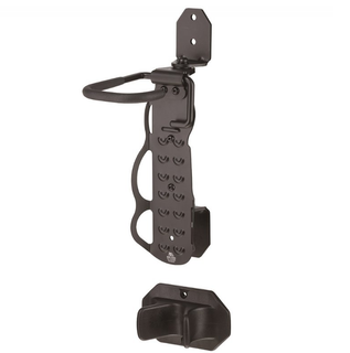 `A NEW ITEM - Bicycle Rotatable Storage Hanger, for 26-29", tire width up to 3.0", max 25kg, black, w/wheel pad