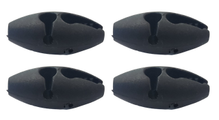 `A NEW ITEM - Adjustable cord lock set, nylon set 4pcs in kraft paper ziplock bag