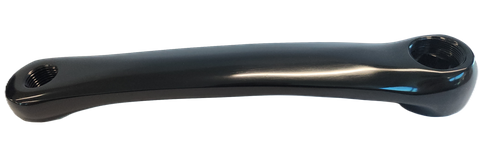 175mm - Left Diamond Taper Crank Arm - 27mm Offset, Alloy, Black