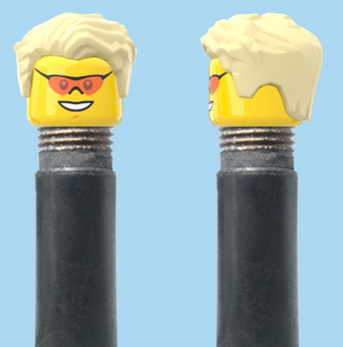 `A NEW ITEM  -  VALVE CAP, A/V, coloured sunglasses, smile, blonde hair, sold in pairs