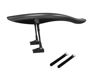 `A NEW ITEM - MUDGUARD - PP material, for rear, for 26-29" & W: 1.5-2.5", QR design, adj. angle 30 deg, black