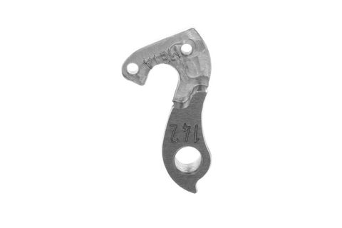 META CNC DERAILLEUR HANGER  - Model 142, Material 6061 T651 Aviation Aluminium, CNC Machined, Silver, STEVENS, AVANTI, JAMIS, NORCO, UNIVEGA, FUJI